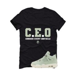 Jordan 4 WMNS Seafoam Black T-Shirt (CEO) HV0823-003