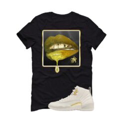 Jordan 12 WMNS Phantom Black T-Shirt (Lipstick) FD9101-007
