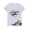 Jordan 1 Rare Air Deep Royal Blue White T-Shirt (Born Original) DZ5485-100