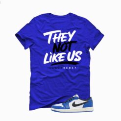 Jordan 1 Low OG Game Royal Royal Blue T-Shirt (They not like us) CZ0790-140