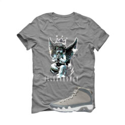 Jordan 9 Cool Grey Grey T-Shirt (Graffiti Angel) HV4794-011