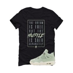 Jordan 4 WMNS Seafoam Black T-Shirt (Dream is Free) HV0823-003