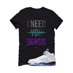 Jordan 5 OG Grape Black T-Shirt (I Need You Sneakers) HQ7978-100