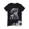 Jordan 1 Rare Air Deep Royal Blue Black T-Shirt (Zeus) DZ5485-100