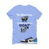 Air Jordan 1 Low OG Obsidian Carolina Blue T-Shirt (the black sheep usually turns into the GOAT!) CZ0790-400