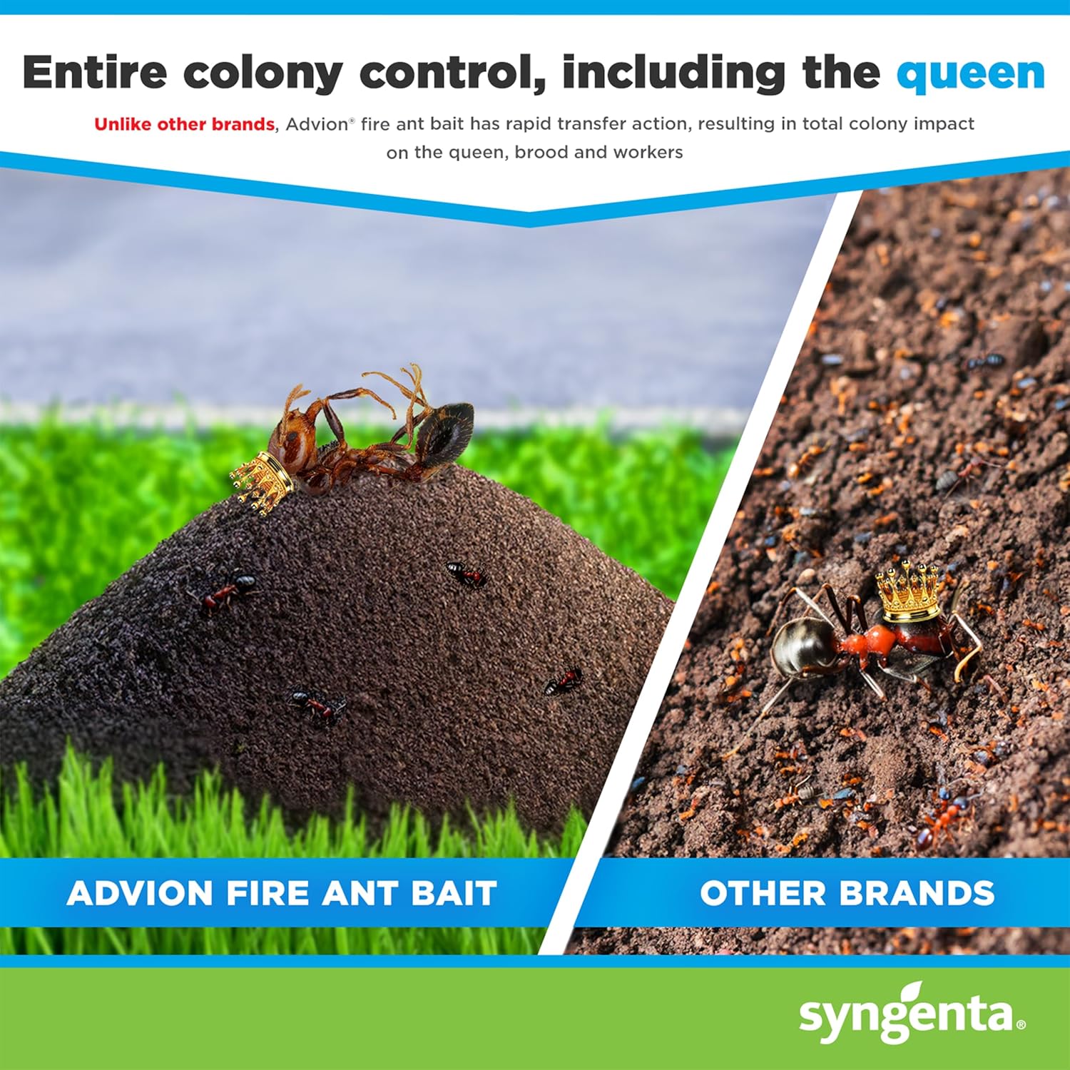 Advion Fire Ant Bait, 2-lb. Shaker Bottle, Highly Effective Fire Ant Bait, Formulated with 0.045% Indoxacarb, Outdoor Use, for Fast-Acting Control of Fire Ants5