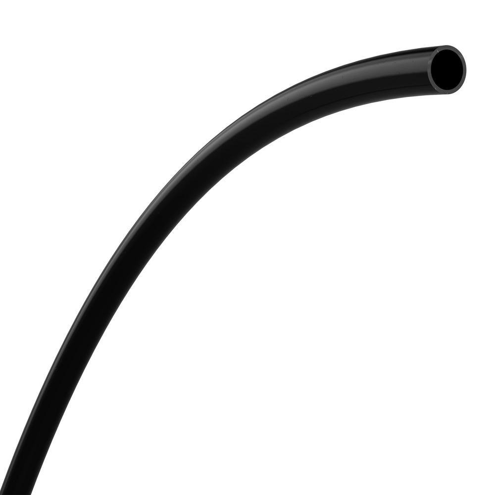 Alpine Corporation V0017PBK 1 in. I.D. x 1-1 4 in. O.D. x 100 ft. Black Flexible Vinyl Tubing for Koi Ponds, AC, Pump Discharge and More0