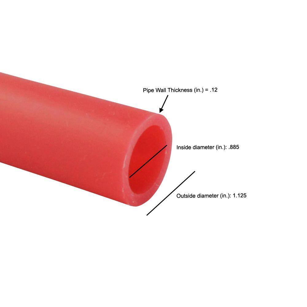 Apollo APPR1001 1 in. x 100 ft. Red PEX-B Pipe23