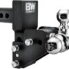 B&W Trailer Hitches MultiPro Tow & Stow Adjustable Trailer Hitch Ball Mount Compatible with MultiPro Tailgate - Fits 2" Receiver, Tri-Ball (1-7/8" x 2" x 2-5/16"), 2.5" Drop, 10,000 GTW - TS10064BMP