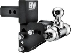 B&W Trailer Hitches MultiPro Tow & Stow Adjustable Trailer Hitch Ball Mount Compatible with MultiPro Tailgate - Fits 2