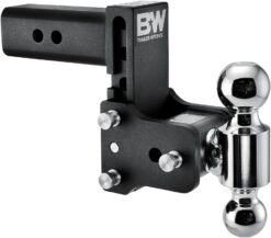B&W Trailer Hitches Tow & Stow Adjustable Trailer Hitch Ball Mount - Fits 2.5