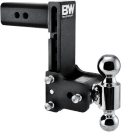 B&W Trailer Hitches Tow & Stow Adjustable Trailer Hitch Ball Mount - Fits 2.5