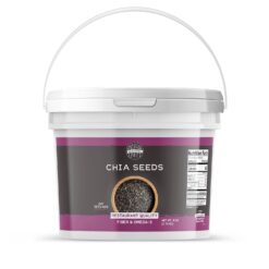 Birch & Meadow 1 Gallon of Raw Chia Seeds, Nutty Flavor, Smoothies & Baked Goods