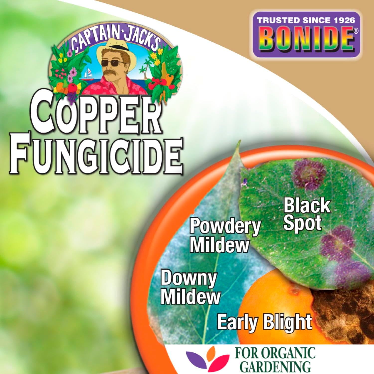 Bonide Captain Jack's Copper Fungicide, 32 oz Ready-to-Spray Disease Control Solution for Organic Gardening, Controls Leaf Curl13