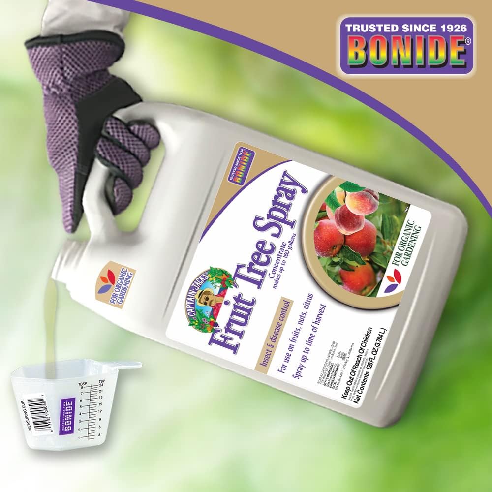 Bonide Captain Jack's Fruit Tree Spray, 128 oz Concentrate, Insect & Disease Control Spray for Organic Gardening7