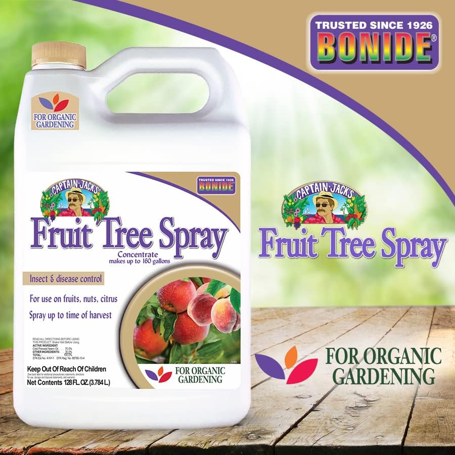 Bonide Captain Jack's Fruit Tree Spray, 128 oz Concentrate, Insect & Disease Control Spray for Organic Gardening8