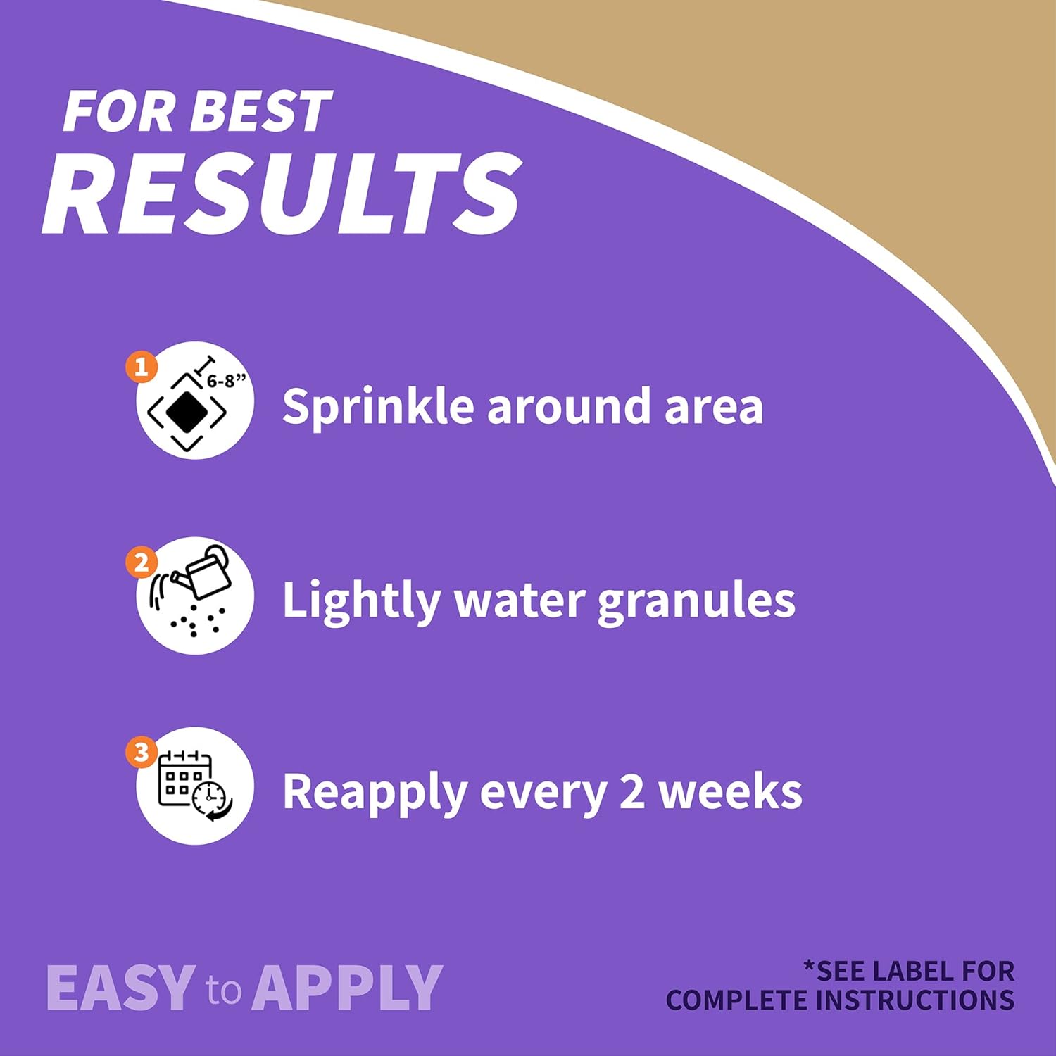 Bonide Repels-All Animal Repellent Granules, 6 lbs. Ready-to-Use Deer & Rabbit Repellent, Deter Pests from Lawn & Garden6