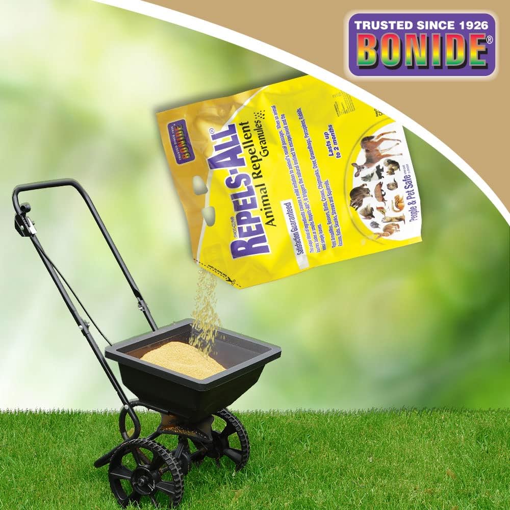 Bonide Repels-All Animal Repellent Granules, 6 lbs. Ready-to-Use Deer & Rabbit Repellent, Deter Pests from Lawn & Garden8