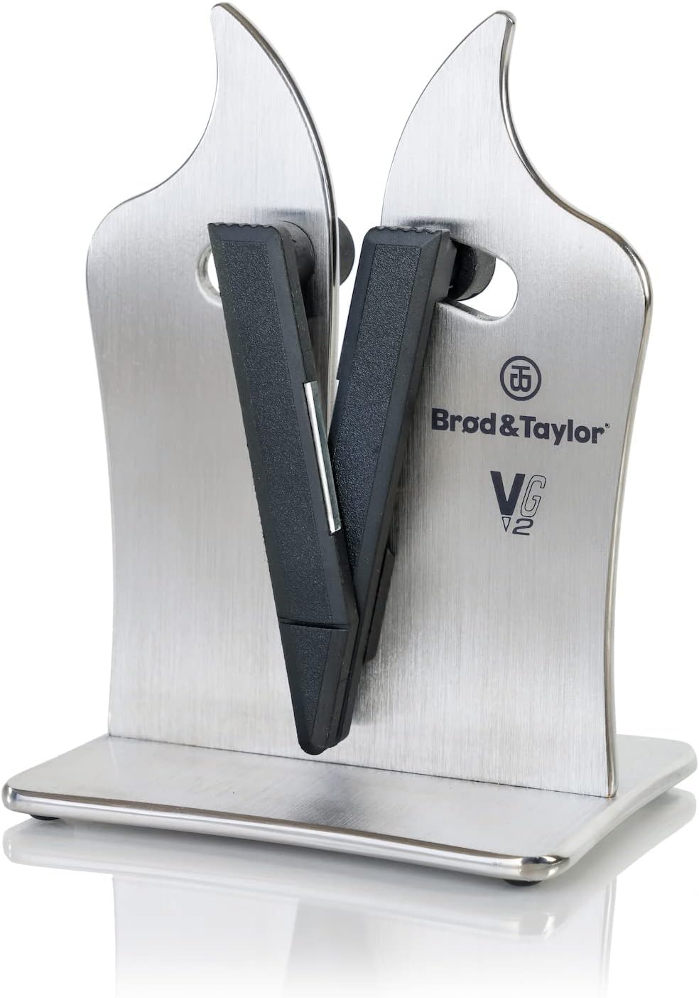 Brod & Taylor VG2 Professional Knife Sharpener 3-Action Tungsten Carbide (Stainless Steel) Brod & Taylor VG2 Professional Knife Sharpener | 3-Action Tungsten Carbide (Stainless Steel)