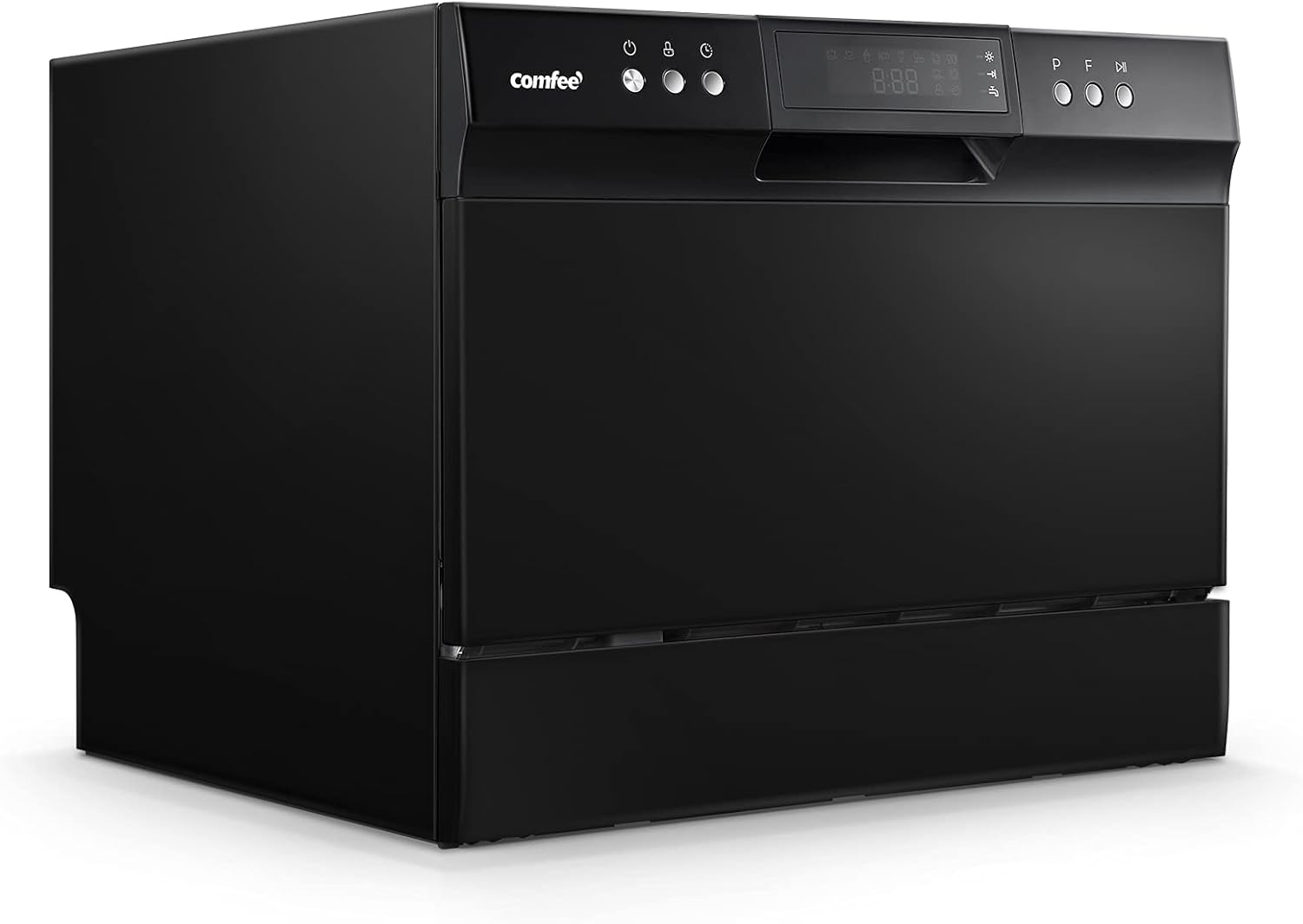 COMFEE’ Countertop Dishwasher, Energy Star Portable Dishwasher, 6 Place Settings & 8 Washing Programs, Speed, Baby-Care, ECO& Glass, Dish Washer for Dorm, RV& Apartment, Black12