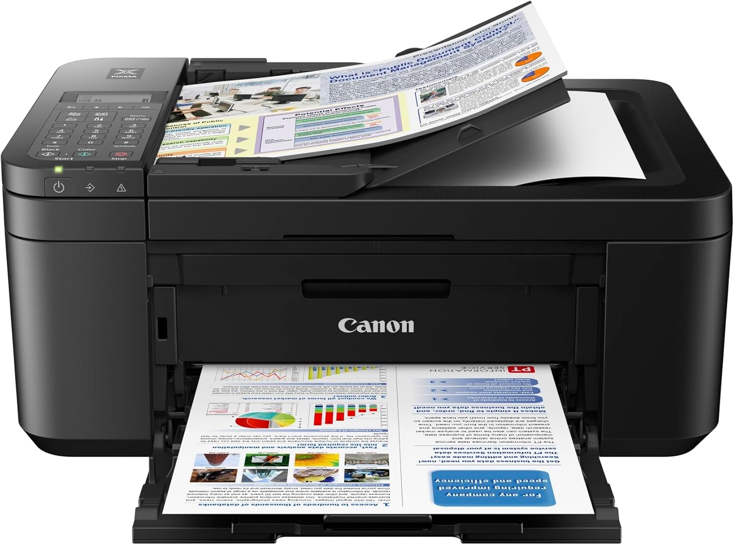Canon PIXMA TR4520 Wireless All in One Photo Printer with Mobile Printing, Black, Works with Alexa3