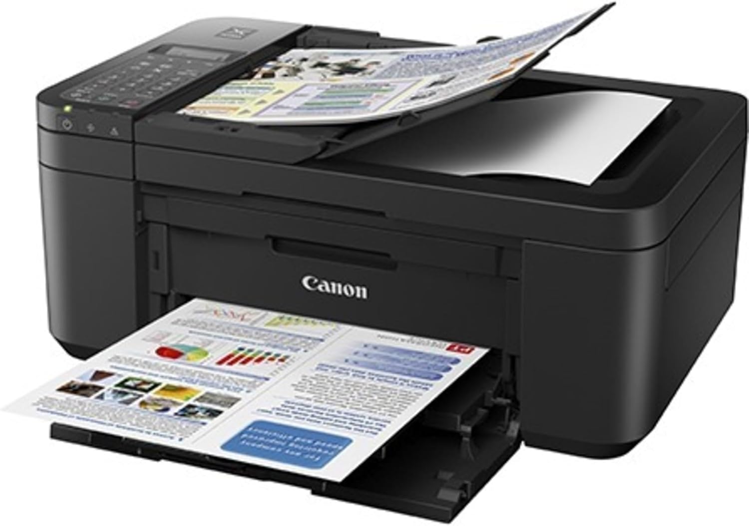 Canon PIXMA TR4520 Wireless All in One Photo Printer with Mobile Printing, Black, Works with Alexa9
