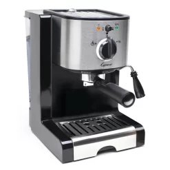 Capresso 116.04 Pump Espresso and Cappuccino Machine EC100, Black and Stainless, 46 oz