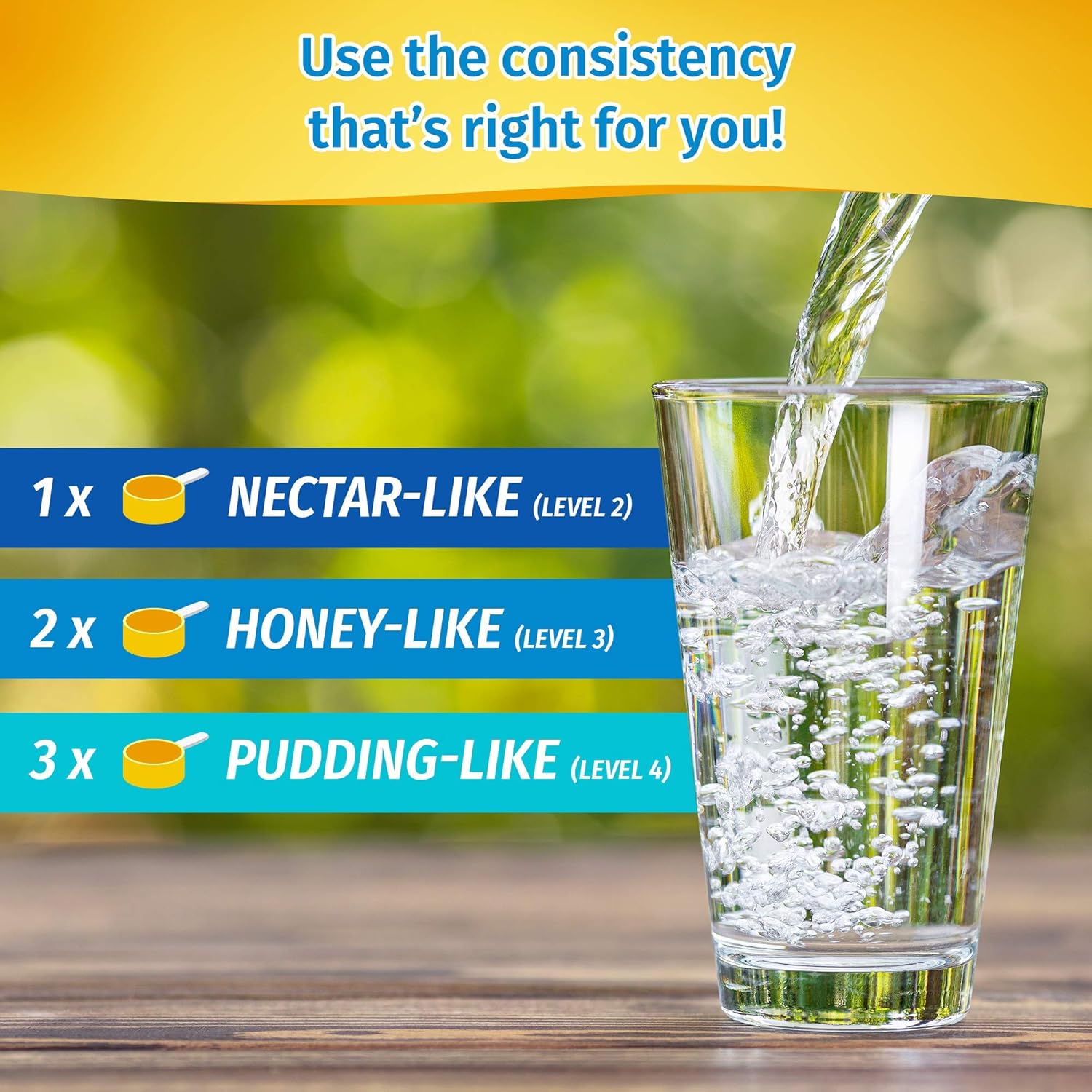 Clear DysphagiAide Thickener Powder - 400 Servings Jar - Instant Thickener for Liquids and Foods – For people with Dysphagia, Pack of 1, (19.75 oz jar)10