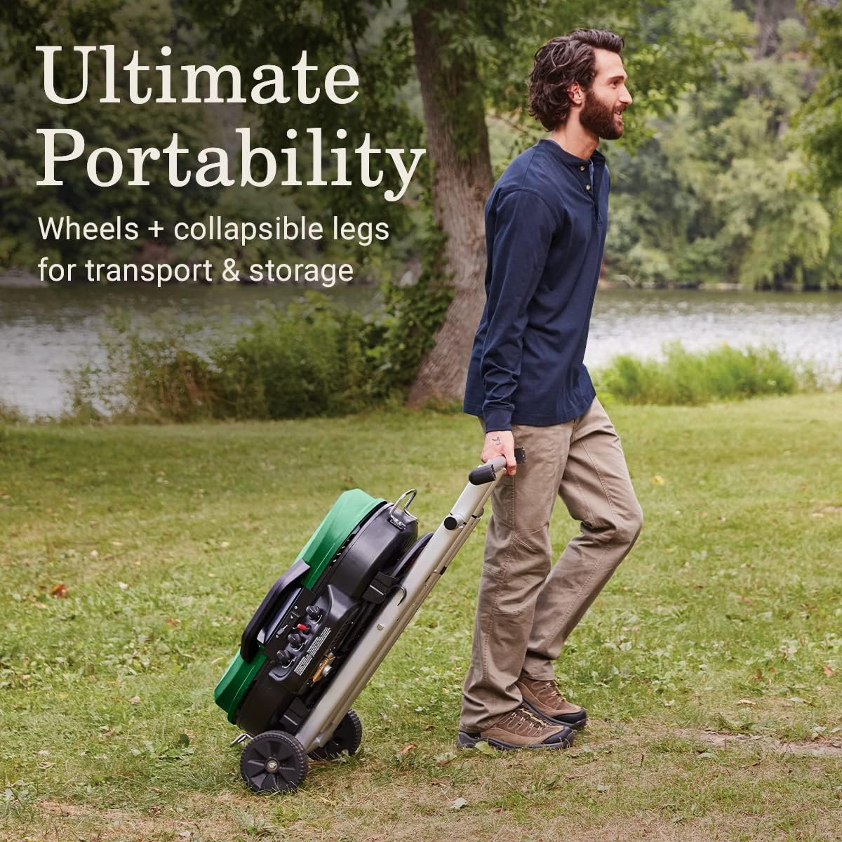 Coleman RoadTrip 285 Portable Stand-Up Propane Grill with 3 Adjustable Burners & Instastart Ignition, 20,000 BTUs of Power for Outdoor Cooking, Camping, Tailgating, Grilling, BBQs, & More7