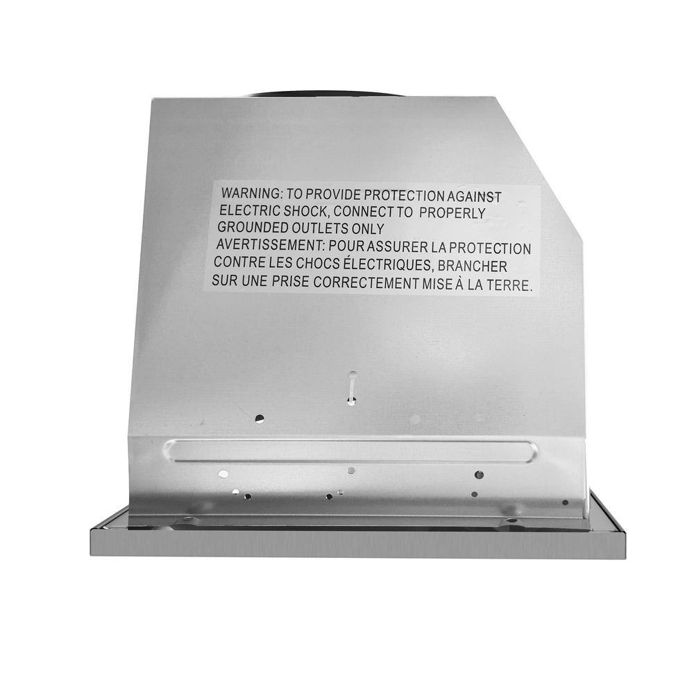 Cosmo COS-30IRHP 30 in. Lumin Collection 380 CFM Ducted Insert Range Hood, Button Controls, LED Lights, Stainless Steel12