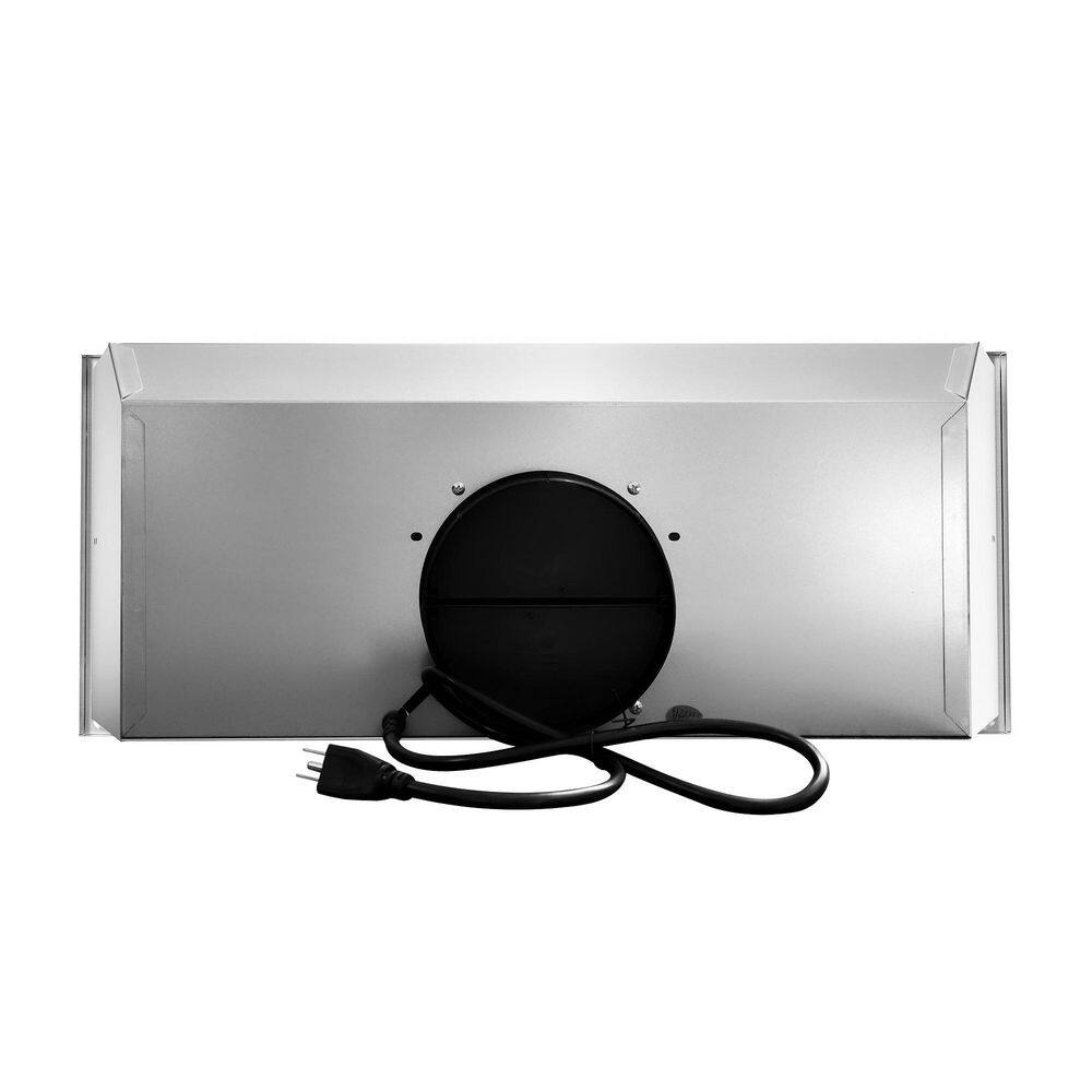 Cosmo COS-30IRHP 30 in. Lumin Collection 380 CFM Ducted Insert Range Hood, Button Controls, LED Lights, Stainless Steel4