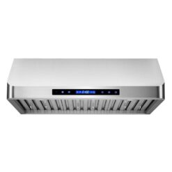 Cosmo COS-QS75 30 in. Haven Collection 500 CFM Ducted Under Cabinet Range Hood, Touch Controls, LED Lights, Stainless Steel