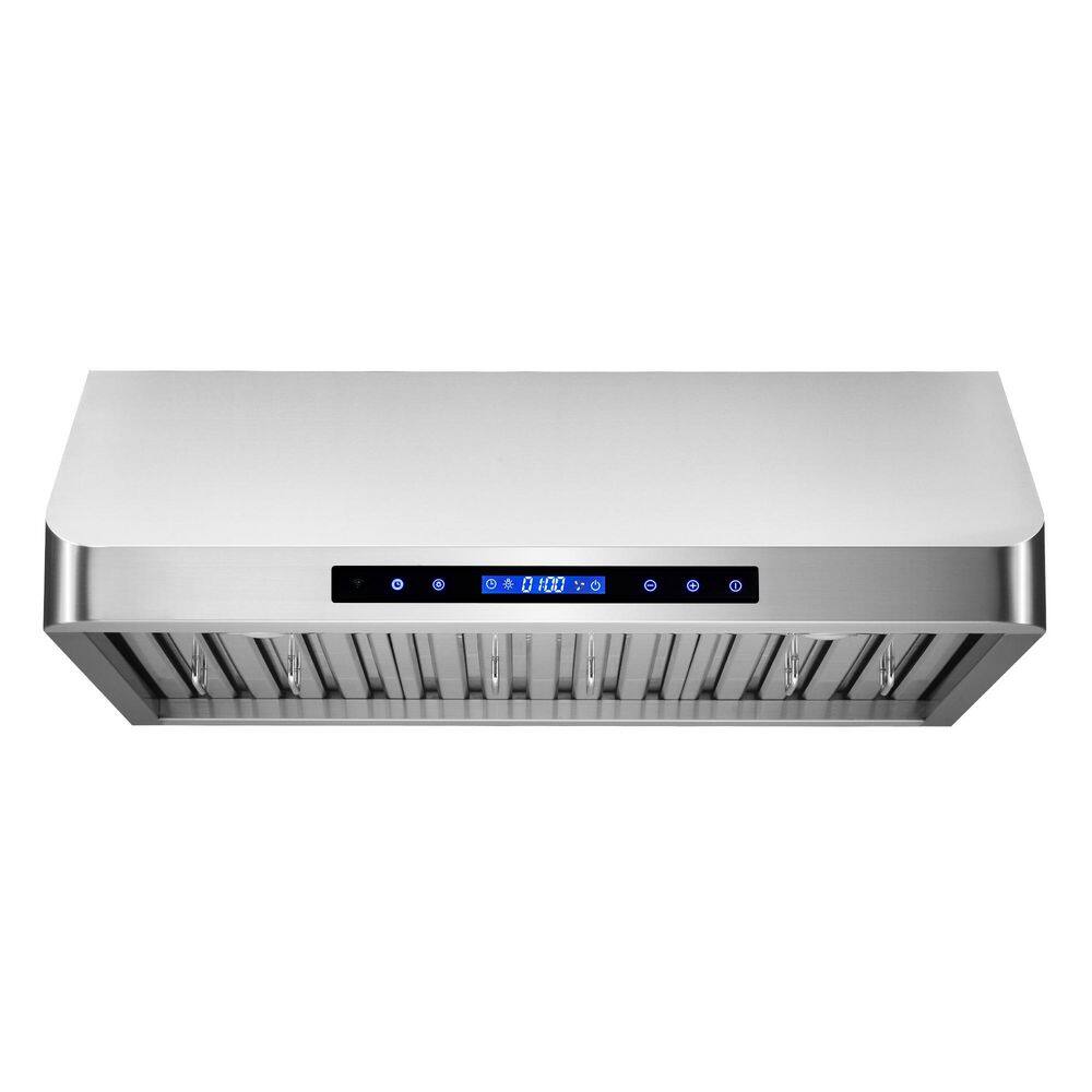 Cosmo COS-QS75 30 in. Haven Collection 500 CFM Ducted Under Cabinet Range Hood, Touch Controls, LED Lights, Stainless Steel Cosmo COS-QS75 30 in. Haven Collection 500 CFM Ducted Under Cabinet Range Hood, Touch Controls, LED Lights, Stainless Steel