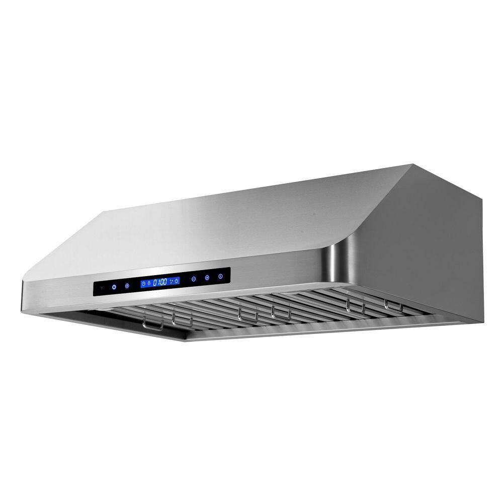 Cosmo COS-QS75 30 in. Haven Collection 500 CFM Ducted Under Cabinet Range Hood, Touch Controls, LED Lights, Stainless Steel2