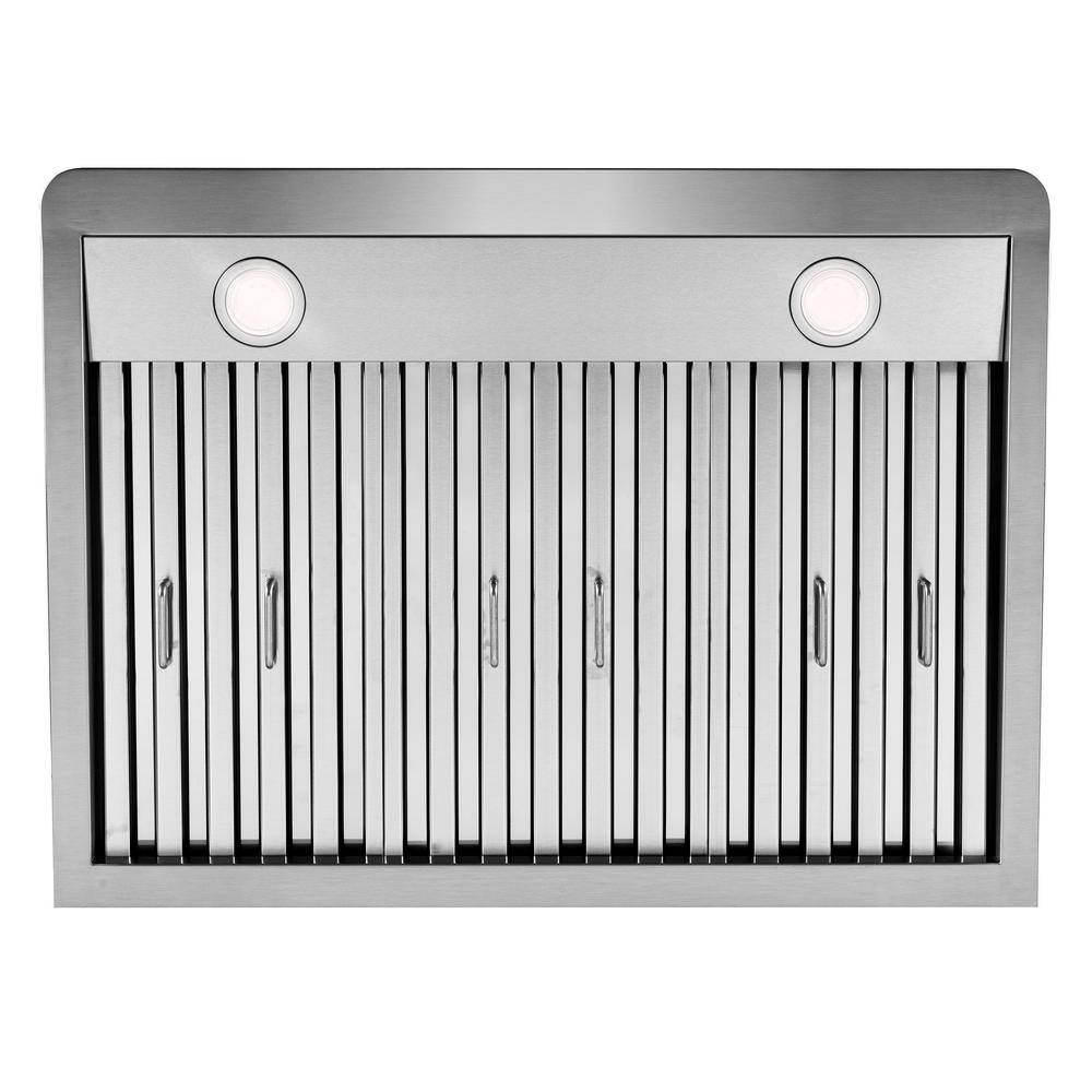 Cosmo COS-QS75 30 in. Haven Collection 500 CFM Ducted Under Cabinet Range Hood, Touch Controls, LED Lights, Stainless Steel4