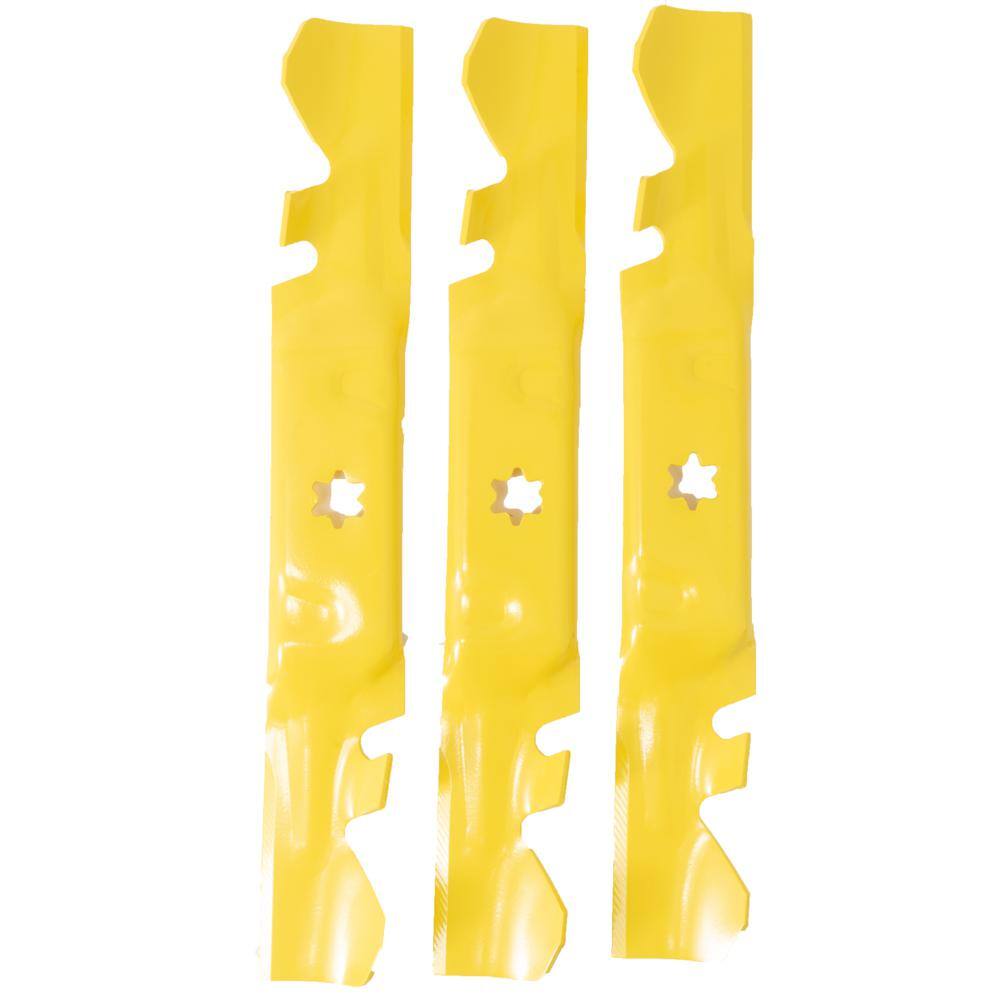 Cub Cadet 490-110-C178 Original Equipment Xtreme 3-in-1 Blade Set for Select 50 in. Mowers with 6-Point Star OE# 942-05052-X, 942-05052-X65