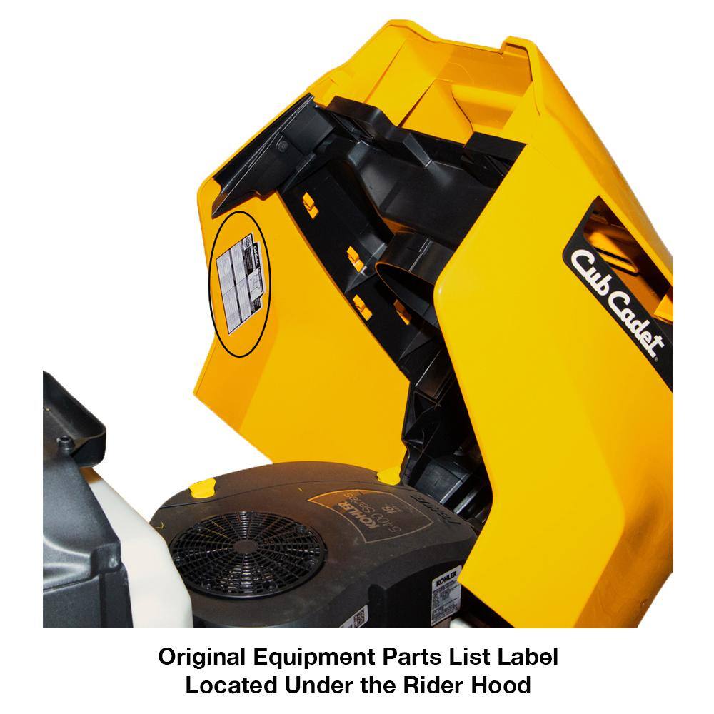 Cub Cadet 490-110-C183 Original Equipment Low Lift Sand Blade Set for Select 54 in. Riding Mowers with 6-Point Star OE# 942-05056, 742-0505612