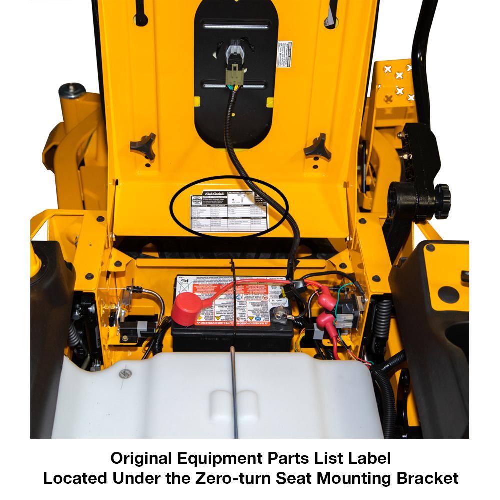 Cub Cadet 490-110-C183 Original Equipment Low Lift Sand Blade Set for Select 54 in. Riding Mowers with 6-Point Star OE# 942-05056, 742-050564
