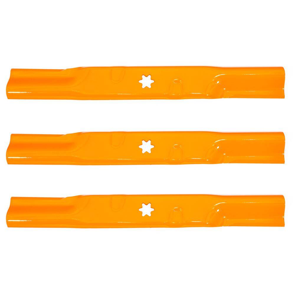 Cub Cadet 490-110-C183 Original Equipment Low Lift Sand Blade Set for Select 54 in. Riding Mowers with 6-Point Star OE# 942-05056, 742-050567