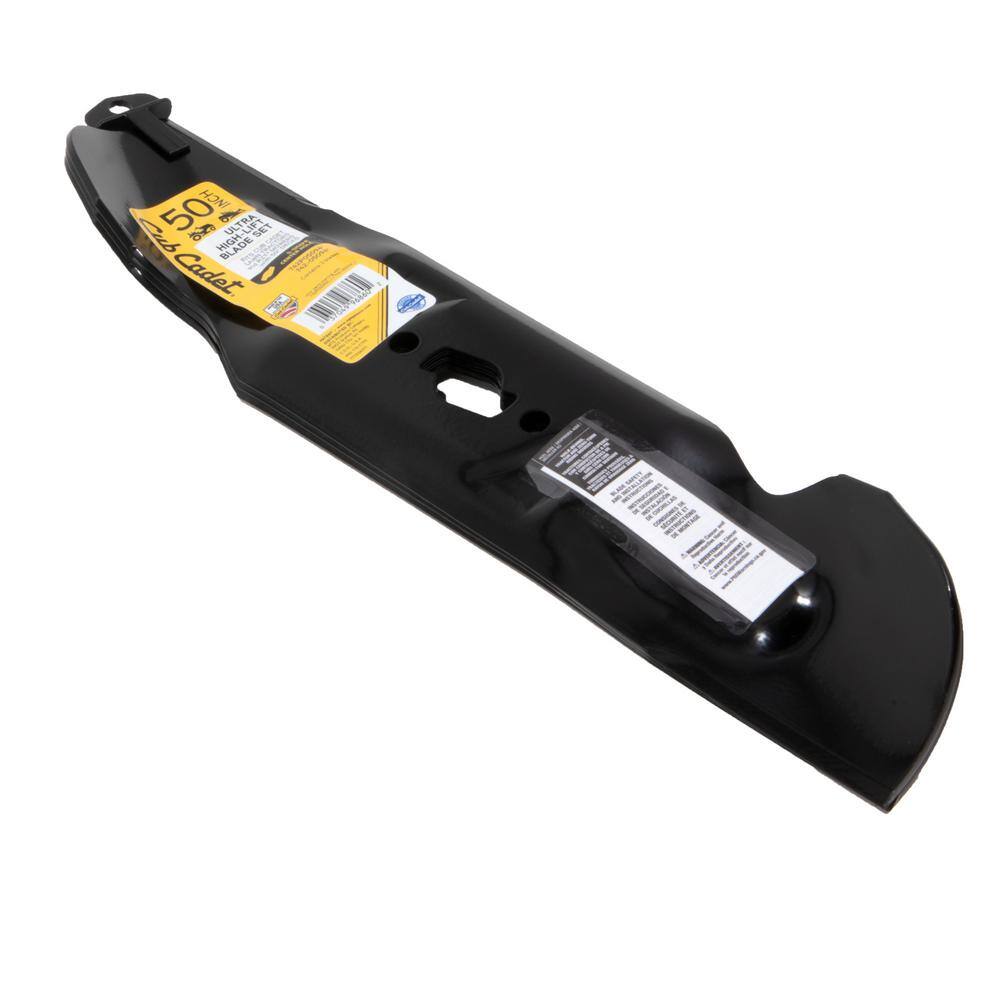 Cub Cadet 490-110-C193 Original Equipment High Lift Blade Set for Select 50 in. Riding Lawn Mowers with S-Shape Center OE# 742-05094, 742P050947