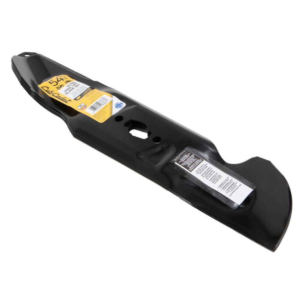 Cub Cadet 490-110-C194 Original Equipment High Lift Blade Set for Select 54 in. Riding Lawn Mowers with S-Shape Center OE# 742-05086, 742P050866