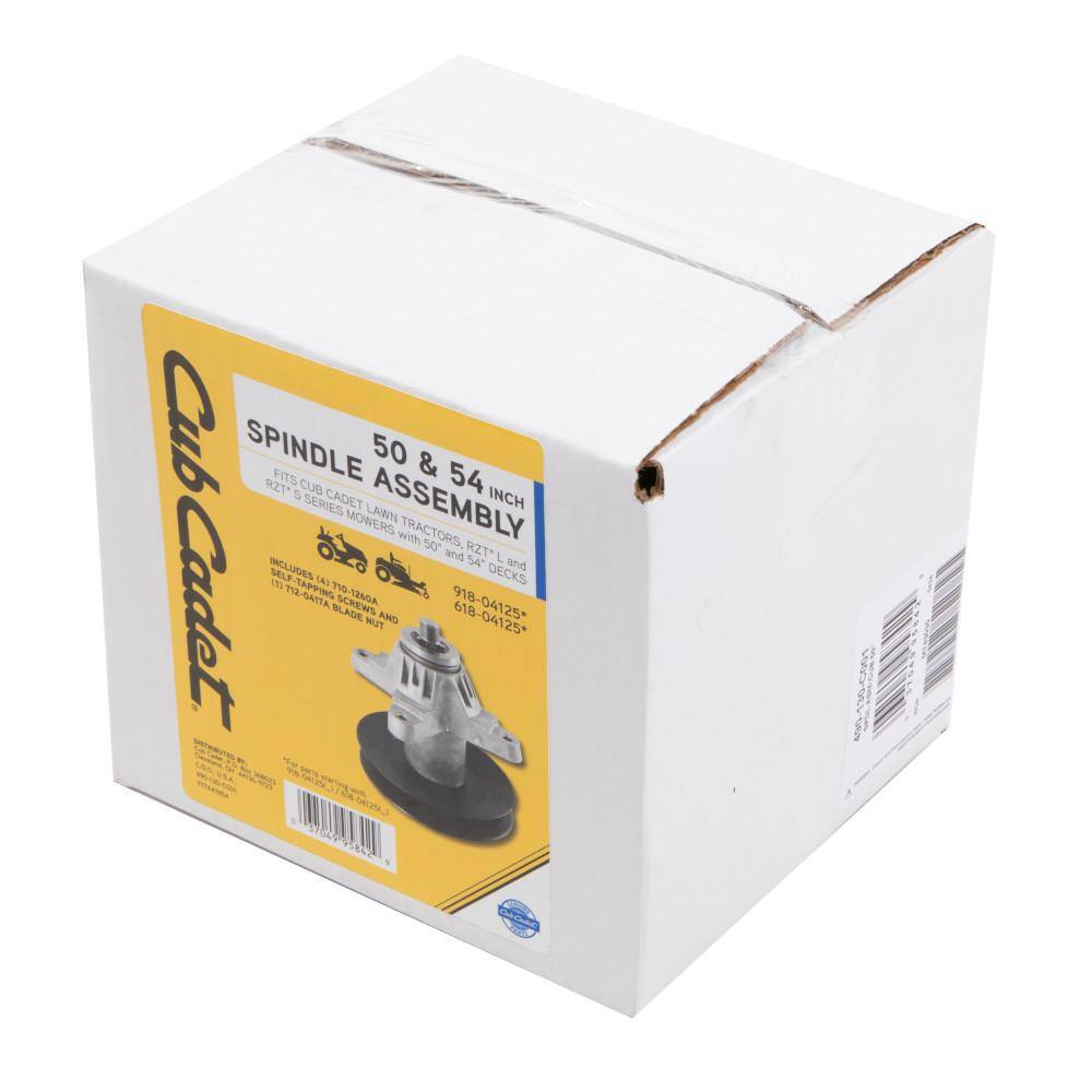 Cub Cadet 490-130-C001 Original Equipment Spindle Assembly for Select 50 in. and 54 in. Lawn Tractors and RZT's, OE# 918-04125 and 618-041257
