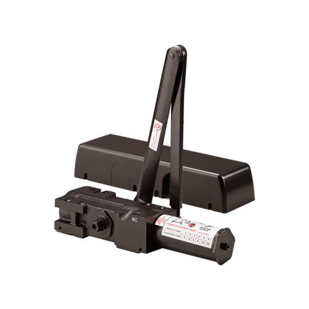 DELANEY HARDWARE 608841 Heavy Duty Grade 1 Cast Iron Body Duro Bronze Finish Commercial Door Closer with Delay Action DELANEY HARDWARE 608841 Heavy Duty Grade 1 Cast Iron Body Duro Bronze Finish Commercial Door Closer with Delay Action