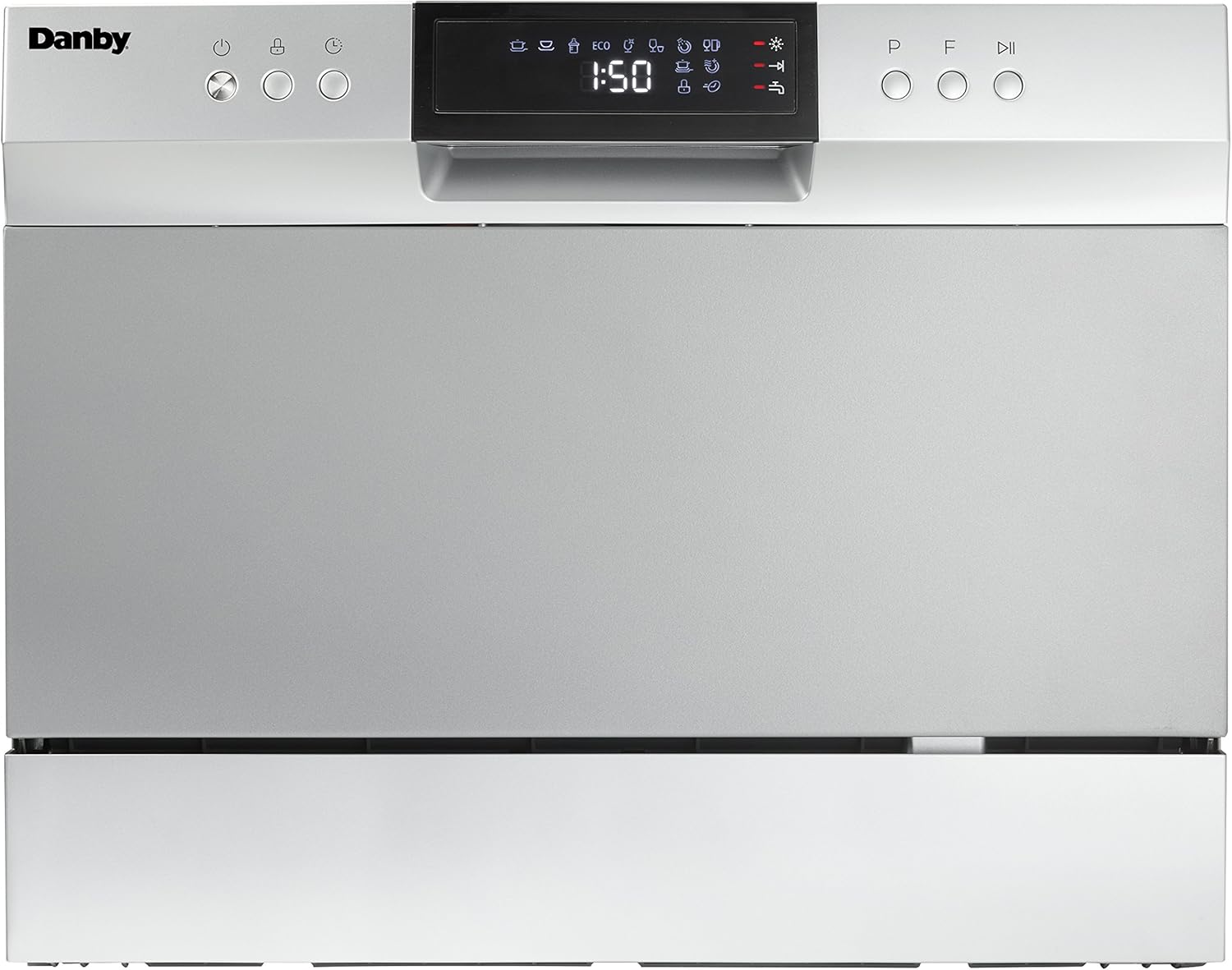 Danby DDW631SDB Countertop Dishwasher, Stainless Steel Danby DDW631SDB Countertop Dishwasher, Stainless Steel