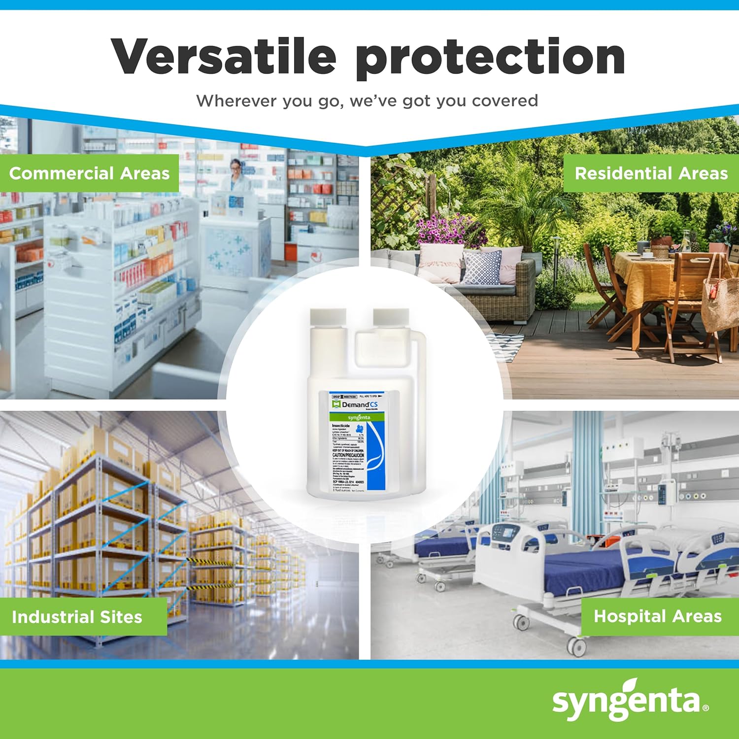 Demand CS Insecticide - Contains iCAP Technology for Long-Lasting Pest Control, 8-oz. Sprayable Insecticide, Effective Against Over 30 Pests, Formulated for Indoor & Outdoor Use15