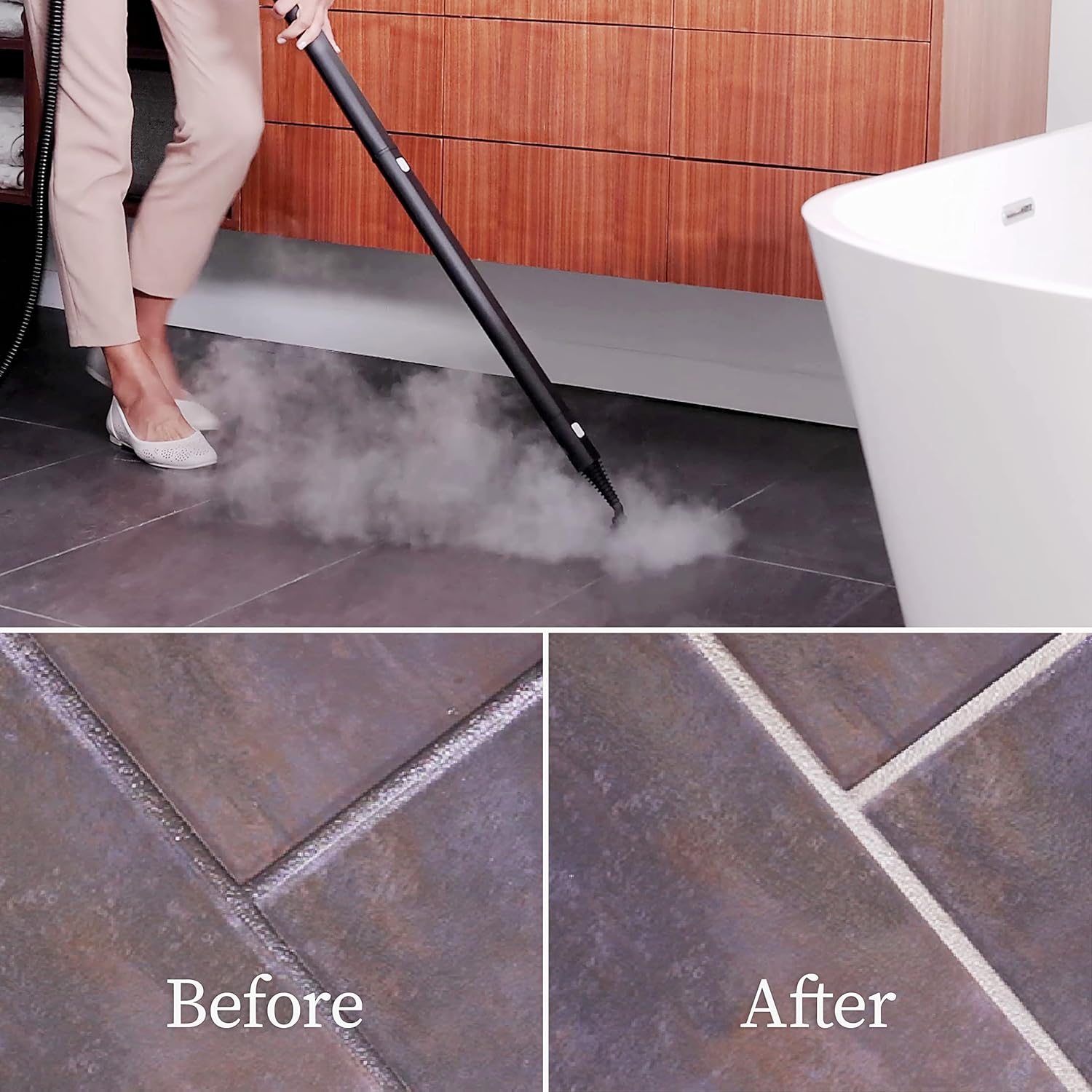 Dupray Neat Steam Cleaner with 17-Piece Kit – Powerful, chemical-free cleaning for floors, cars, tiles, upholstery, kitchen appliances, grout, and more, offering versatile, deep cleaning performance.11