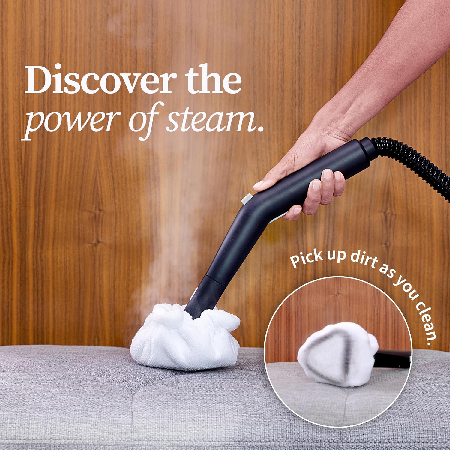 Dupray Neat Steam Cleaner with 17-Piece Kit – Powerful, chemical-free cleaning for floors, cars, tiles, upholstery, kitchen appliances, grout, and more, offering versatile, deep cleaning performance.23