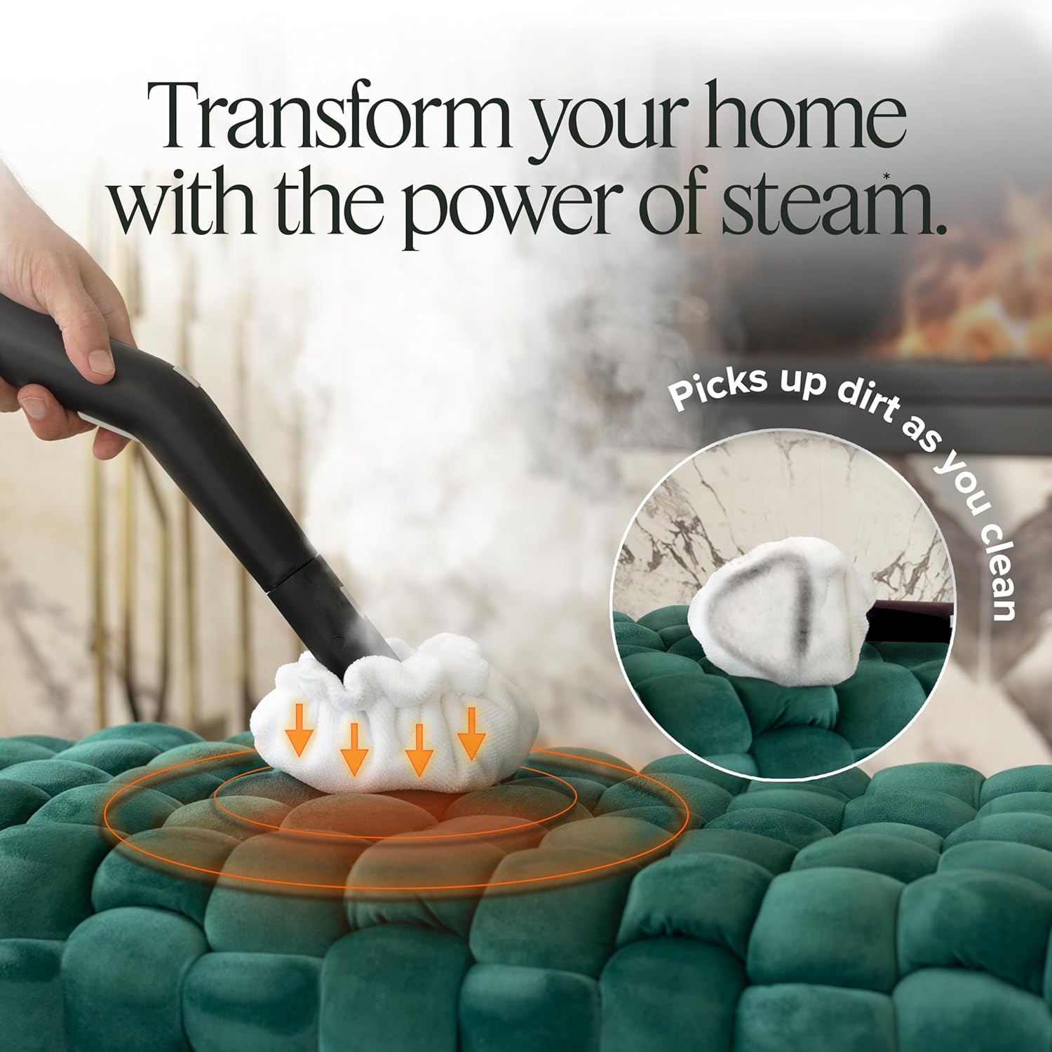 Dupray Neat Steam Cleaner with 20-piece Accesory Kit. For Multipurpose steam Cleaning Hardwood, Tile, Laminate and Sealed Floors, Couch, Furniture and more1