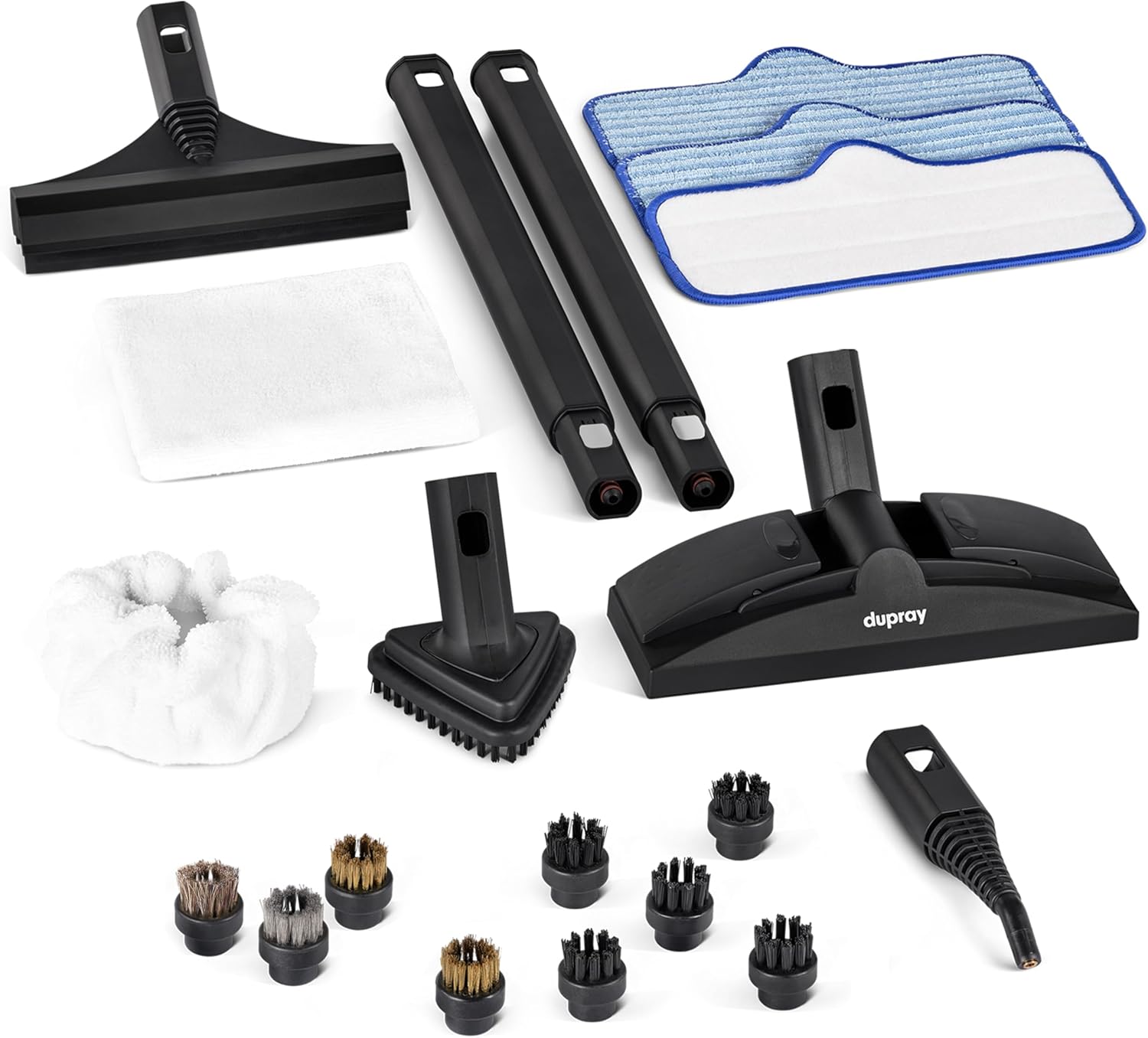 Dupray Neat Steam Cleaner with 20-piece Accesory Kit. For Multipurpose steam Cleaning Hardwood, Tile, Laminate and Sealed Floors, Couch, Furniture and more11