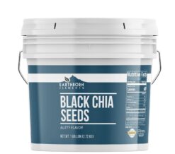 Earthborn Elements Chia Seeds, 1 Gallon Bucket, Nutty Flavor, Baked Goods & More